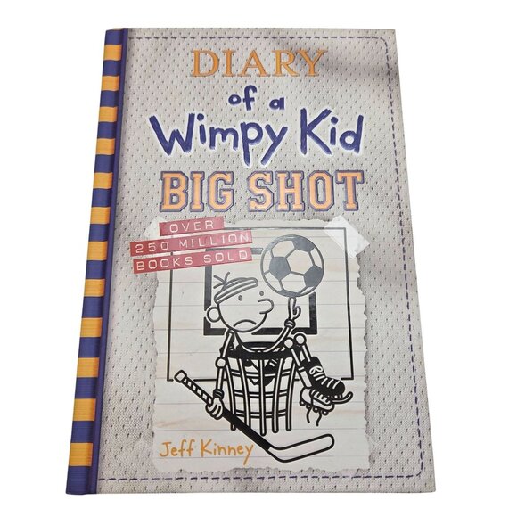Diary Of A Wimpy Kid: Big Shot By Jeff Kinney Hardcover Edition - Picture 1 of 6